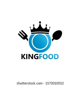 King Food Logo Template Design