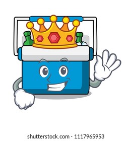 King freezer bag mascot cartoon