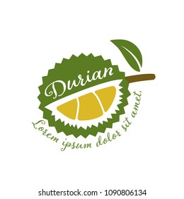 King of fruits, durian Vector illustration