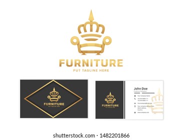 King Furniture With Stationery Business Card 