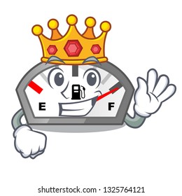 King gasoline indicator in the a mascot
