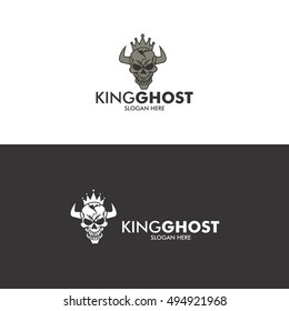 King Ghost Logo in Vector