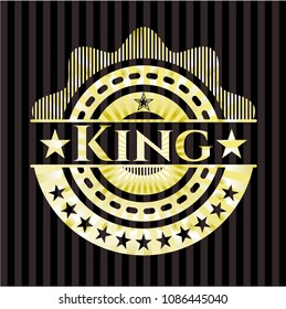  King gold shiny emblem