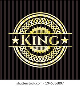 King golden emblem