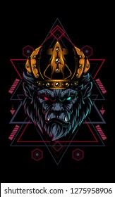 king of gorilla sacred geometry