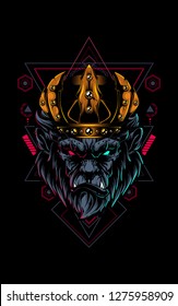 king of gorilla sacred geometry