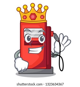 King gosoline pump front the cartoon house
