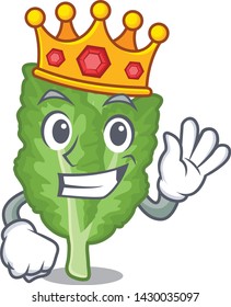 King green mustard in on a character