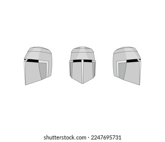 king guardian helmet flat design