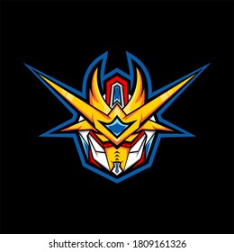 King Gundam Robot Esport Logo