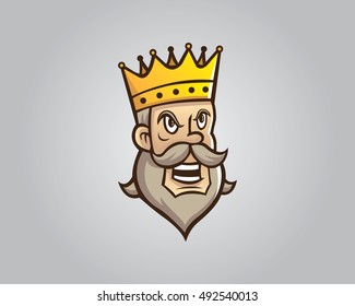 KING HEAD MASCOT
