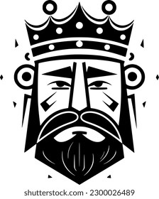 King - High Quality Vector Logo - Vector illustration ideal for T-shirt graphic