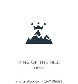 King of the hill icon vector. Trendy flat king of the hill icon from other collection isolated on white background. Vector illustration can be used for web and mobile graphic design, logo, eps10