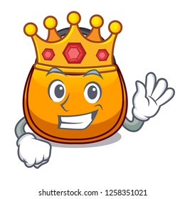 King hobo bag shape on a cartoon