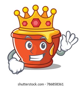 King honey character cartoon style