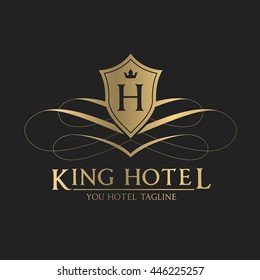 King Hotel Logo Stock Vector (Royalty Free) 446225257 | Shutterstock