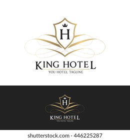 King Hotel Logo Stock Vector (Royalty Free) 446225287 | Shutterstock