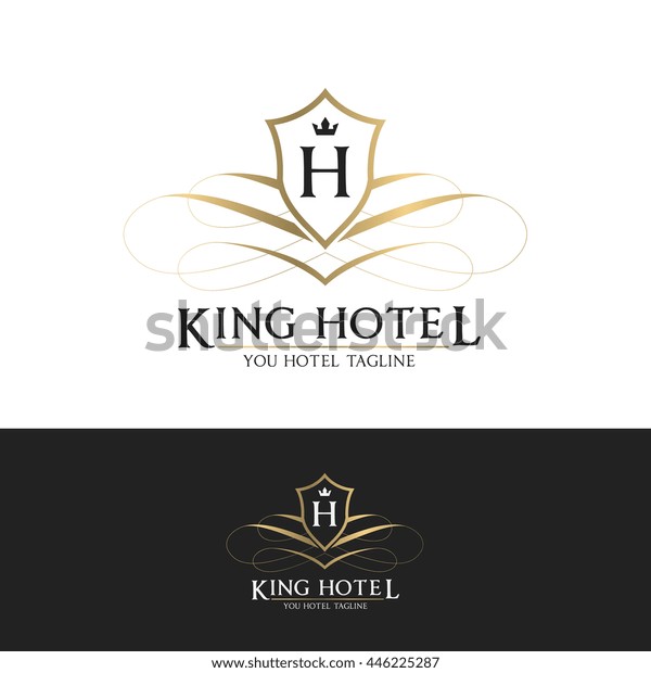 King Hotel Logo Stock Vector (Royalty Free) 446225287 | Shutterstock