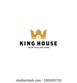 King house logo template
