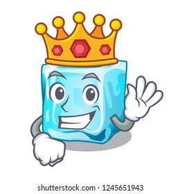 King ice cubes on the cartoon funny
