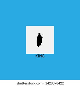 king icon sign signifier vector