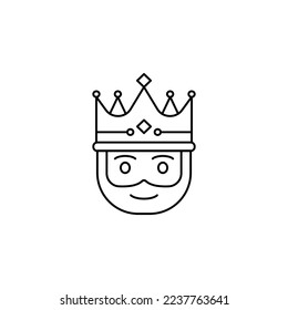 the king icon is suitable for your web, apk or project with a medieval theme