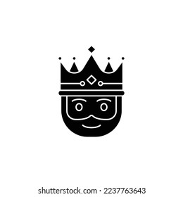 the king icon is suitable for your web, apk or project with a medieval theme