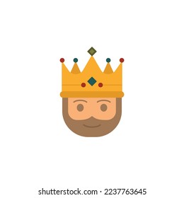 the king icon is suitable for your web, apk or project with a medieval theme