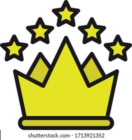 king icon vector illustration flat