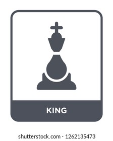 king icon vector on white background, king trendy filled icons from Strategy collection, king simple element illustration