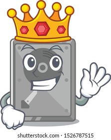 King internal hard drive with cartoon shape