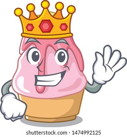 King kakigori isolated with in the cartoon