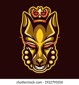 King Kangaroo Mascot Esport Logo