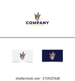 King Kids Logo Design Template