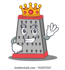 King kitchen grater character cartoon