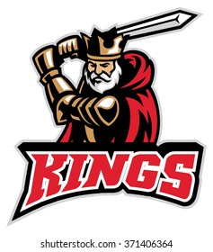 King Knight Mascot