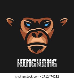 King kong  esport mascot logo