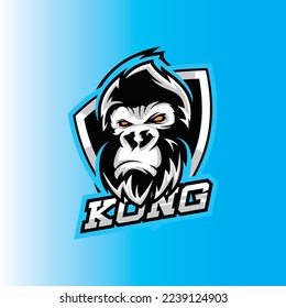 king kong logo vector design illustration template.eps
