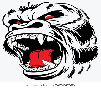 King Kong vector art t-shirt design