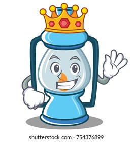 King lantern character cartoon style