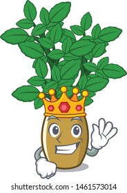 King lemon balm next the cartoon house