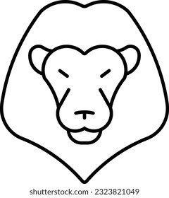 king lion king lion animal Africa Outline