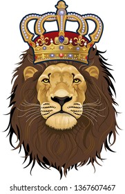 King Lion Face