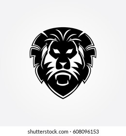 king lion icon logo