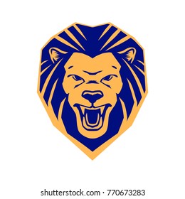 King Lion Logo Lion Logo Stock Vector (royalty Free) 770673283 