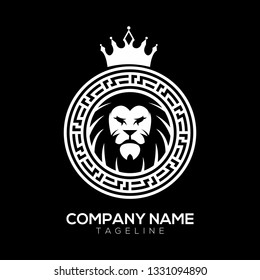 King lion logo design