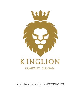 Plantilla de logotipo King Lion