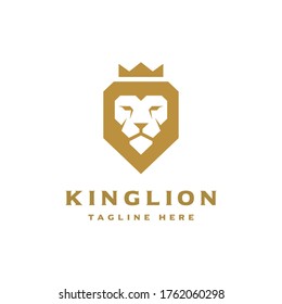 King Lion Vector Logo Template