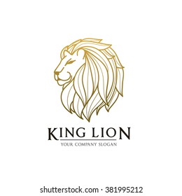 King lion,lion logo,tattoo,vector logo template