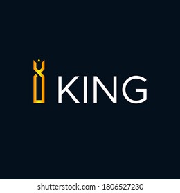 I KING LOGO DESIGN UNIQUE